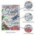 thumbnail image 6 of Evergreen Faith be Bigger than Fear Garden Linen Flag- 12.5 x 18 Inches Outdoor Decor for Homes and Gardens, 6 of 8