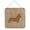 Corgi, variant on Corgi Burlap And Brown Aluminium Metal Wall Or Door Hanging Prints