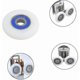 thumbnail image 3 of Shower Door Caster Shower Door Casters Shower Door Caster Wheels Replacement Casters Shower Door Caster Caster For Shower Door With Screws,23mm Ty, 3 of 5