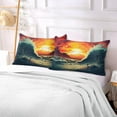 thumbnail image 7 of Coolnut Surfer Riding Waves Plush Pillowcase, Luxury Soft King Pillow Case for Hair and Skin, Standard Size Pillow Covers with Zipper Closure, 21x54in #563 Home Decor Gifts, 7 of 7