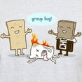 thumbnail image 3 of CafePress - Flaming Marshmallow Group Hug! T Shirt - Men's Classic Graphic T-Shirt, 3 of 4