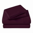 thumbnail image 3 of Superior 400-Thread Count Egyptian Cotton Deep Pocket Sheet Set Of 4 Pieces, King, Plum, 3 of 9