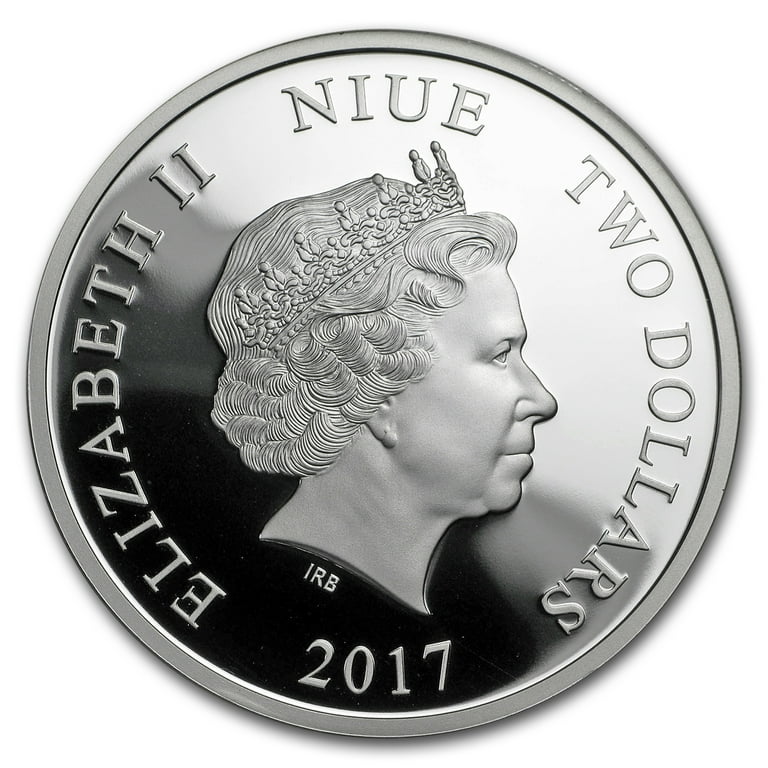 2017 Niue 1 oz Silver $2 Disney Pixar Cars: Doc Hudson