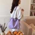 thumbnail image 5 of Leodye 1PCS Large Capacity Star Pattern Cloth Shoulder Bag, Casual Multipurpose Handbag for Daily Shopping and Travel -11.81x3.94x11.02in, 5 of 6