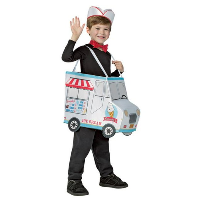 Costume de Camion de Crème Glacée, Taille 4-6
