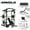 Green - Home Gym Package(230LB Black Plates), variant on Mikolo Power Rack Cage, Weight Rack with Cable Crossover Machine,Multi-Function Squat Rack with J Hooks,Dip Bars and Landmine for Home Gym Red