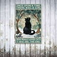 thumbnail image 4 of Once Upon A Time There was A Girl Who Really Loved Cats Poster, Cats Lover,Vintage Metal Tin Sign Wall Art Pub Bar Gifts for Reveler Decoration-12x16inch(30x40cm), 4 of 5