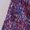 Purple, variant on Purple Floral Wrap Maxi Dress With V-Neck Short Sleeves Belted Waist Flared Hem
