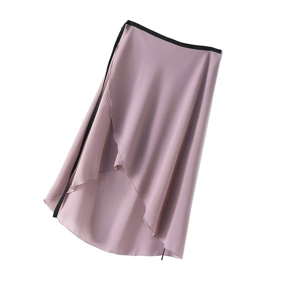 Ballet Outfit Lightweight Wrap Skirt for Dancers Women Adjustable Waist Ties Gymnastics High Low Over Scarf for Leotards