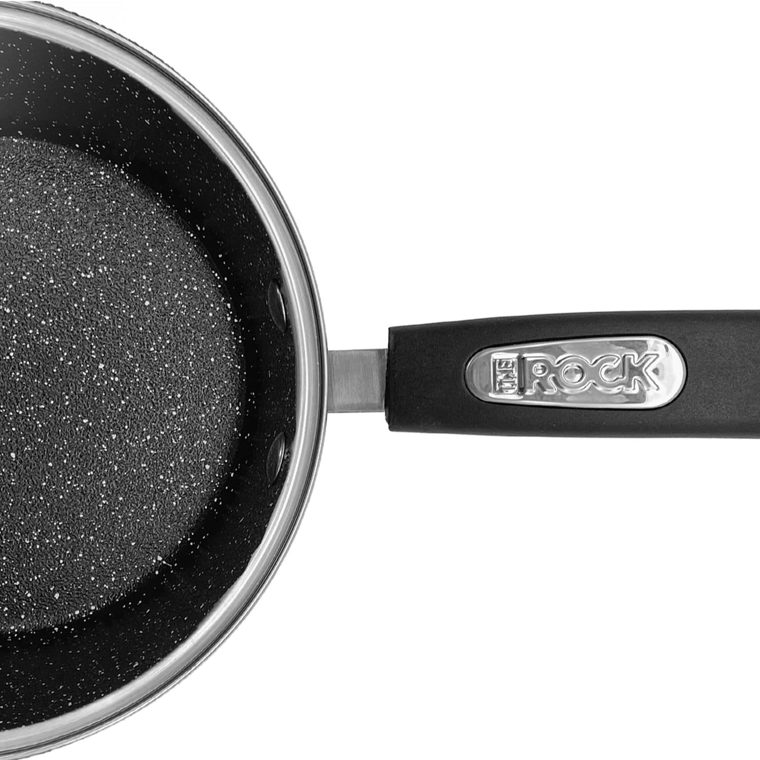 THE ROCK by Starfrit Terra 2 qt Nonstick Aluminum Saucepan with Bakelite Handle