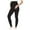 Black, variant on Hvyesh Women's Maternity Leggings Over the Belly Maternity Yoga Pants Workout Pregnancy Leggings Soft High Waist Butt Lift Leggings
