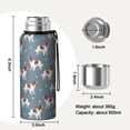 thumbnail image 7 of 20 Oz King Charles Cavalier Coffee Tumbler Double Wall Insulated Stainless Steel Water Bottle | Metal Reusable Thermoses Flask with Cup Cap | Leak & Sweat Proof with Anti-Dust Lid, 7 of 7