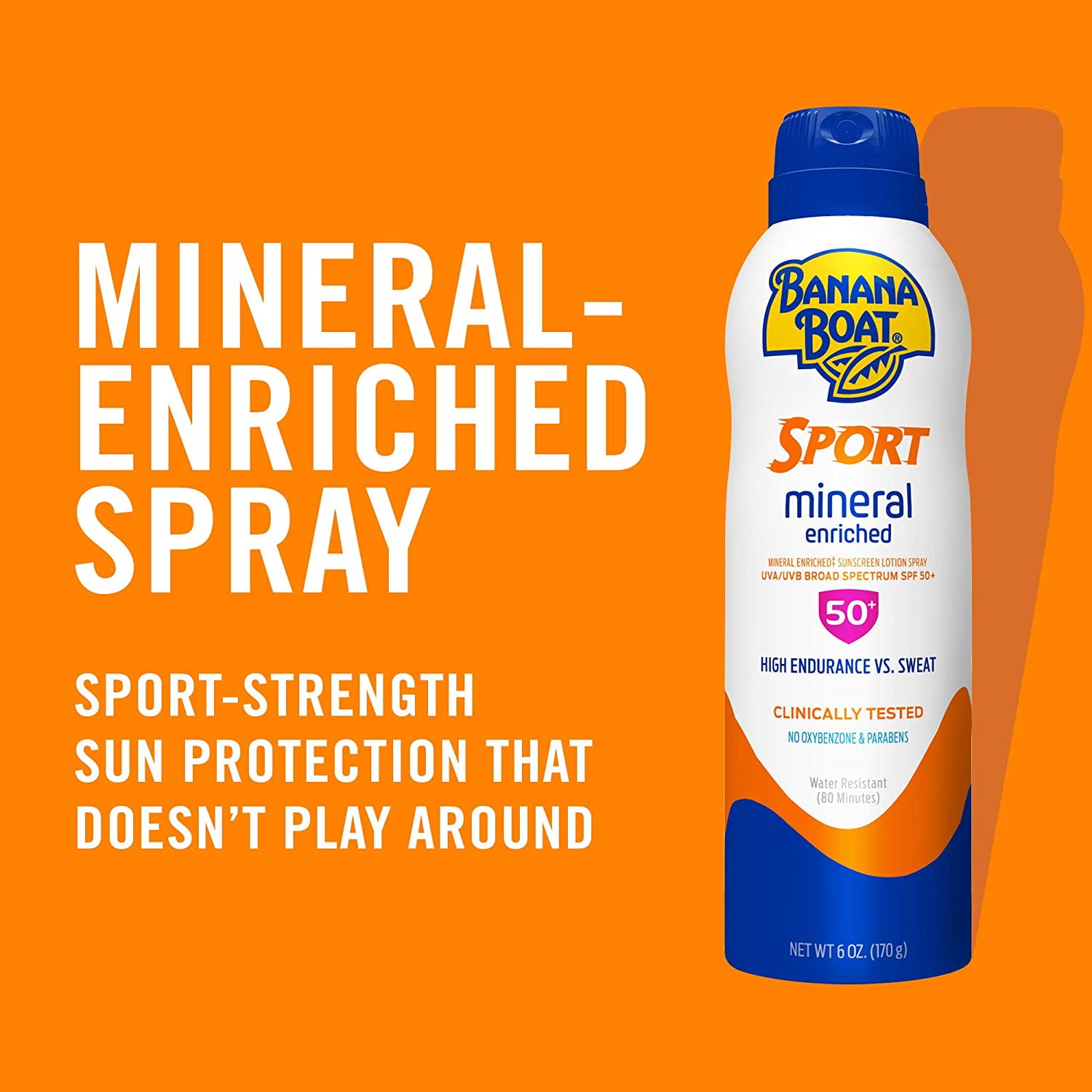 Banana Boat Sport Mineral Sunscreen, SPF 50 5 fl oz (2 Pack)
