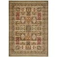 thumbnail image 3 of SAFAVIEH Lyndhurst Josephine Traditional Bordered Area Rug, Multi/Green, 9' x 12', 3 of 8