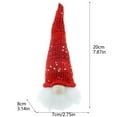thumbnail image 4 of Christmas Plush Decorations Handmade Plush with Red Knit Coat Soft Holiday Decor for Home Kitchen Mantel Tabletop Shelf Office Christmas Party Ornaments, 4 of 6