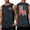 #01 Navy, variant on 4th Of July Tank Tops for Men Crew Neck Sleeveless Stars and Stripes Print Casual Celebration Tunics Lightweight Summer Daily Tops ,M,#01 Black