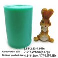 thumbnail image 5 of Easter Candle Shape Animal Plaster 3D Model Bunny Silicone Mold Cake Decoration, 5 of 5