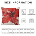 thumbnail image 5 of Qinduosi Throw Pillow Cover Flower Tropical Plants Watercolor Bright Nature Inch Square Pillow Case Cushion Cover for Home Car Decorative Linen, 5 of 5