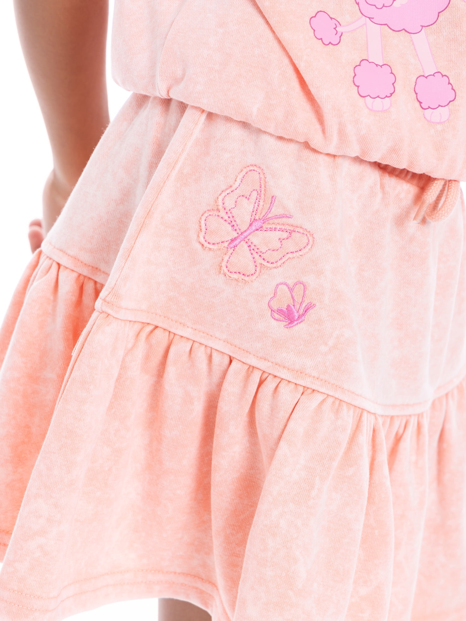Bluey Girls Graphic Print Pull-On Skirt, Sizes 4-16