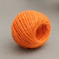 thumbnail image 1 of babydream1 50m Multicolor Twisted Burlap String Natural Ribbon Fiber Jute Twine Rope, 1 of 1