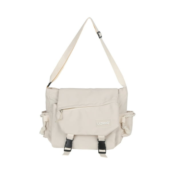 Bolso tipo bandolera casual de lona para mujeres y hombres
