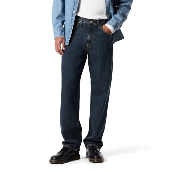 Levi Strauss Signature Men's and Big and Tall Loose Straight Jeans