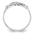 thumbnail image 2 of Bague Infini en Argent Sterling 925 Zircon Cubique Cz, 2 of 7