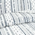 thumbnail image 2 of Lush Decor Hygge Stripe Reversible Quilt, King, Navy/White, 3-Pc Set, 2 of 11