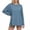#03 Blue 【Stock up on Your Favorite Colors】, variant on Women's Oversized Long Sleeve Tshirts Tops Tees With Side Slit V Neck Loose Fit Solid Color Soft Breathable Gym Casual Daily Wear Loungewear Ultra Soft All Day Comfort | CSEONE,Army Green L