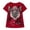 Red, variant on Grunge Shirts Emo Clothes Teen Girls Vintage Graphic Tee Y2k 2000s Goth Top Women Mcbling Short Sleeve Streetwear Black M