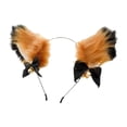 thumbnail image 1 of Diadema con de gato, diadema de de simución para accesorios de disfraces , , niñas y mujeres - Estilo 4 Sunnimix bandas de pelo de oreja de gato, 1 of 7