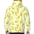 thumbnail image 7 of Pofeuu Bananas Print Mens Casual Hooded Collar Drawstring Hoodies Pullover Sweatshirts Casual Long Sleeve Shirts-XX-Large, 7 of 7