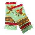 thumbnail image 2 of Women Warm Hand Hook Small Flower Handmade Woolen Gloves, 2 of 6