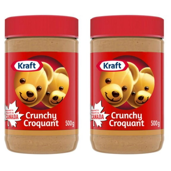 Kraft Peanut Butter Crunchy 500g (2 Pack)