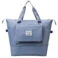 thumbnail image 2 of Expandable Travel Duffle Bag for Women Men, Large Gym Bag Travel Tote Bags, Waterproof Carry On Personal Item Bag Airline Approved, Overnight Workout Weekender Bag, 2 of 7