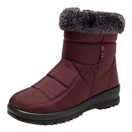 

Larisalt Ankle Boots For Women Wedge Booties for Women with Heel Hidden Wedge Boots Ankle Boots Wedge Booties Red