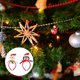 thumbnail image 3 of 2 piezas de dibujos animados Navidad tridimensional diadema manual tocado de colores surtidos, 3 of 5