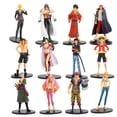 thumbnail image 2 of HIgh Quality Cheap Sale Anime One Piece Luffy Zoro Nami Sanji Franky Shanks Boa Kids Figures Pvc Model Toys 16-18cm, 2 of 10