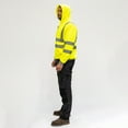 thumbnail image 2 of Timco - Hi-Visibility Sweatshirt with Hood - Yellow (Size XXXX Large - 1 Each), 2 of 5