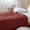 Burgundy, variant on Premium Bamboo-Cotton Waffle Weave Blanket, for Couch Bed Vehicles & Sofa, Breathable Soft Throw Blanket for All Season Use, Summer Quilt