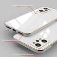 thumbnail image 3 of Compatible with Realme GT Neo 2 Case Silicone Shockproof Realme GT Neo 2 Phone Case Anti-Scratch Ultra Thin Plating TPU Cases (Realme GT Neo 2, White), 3 of 14