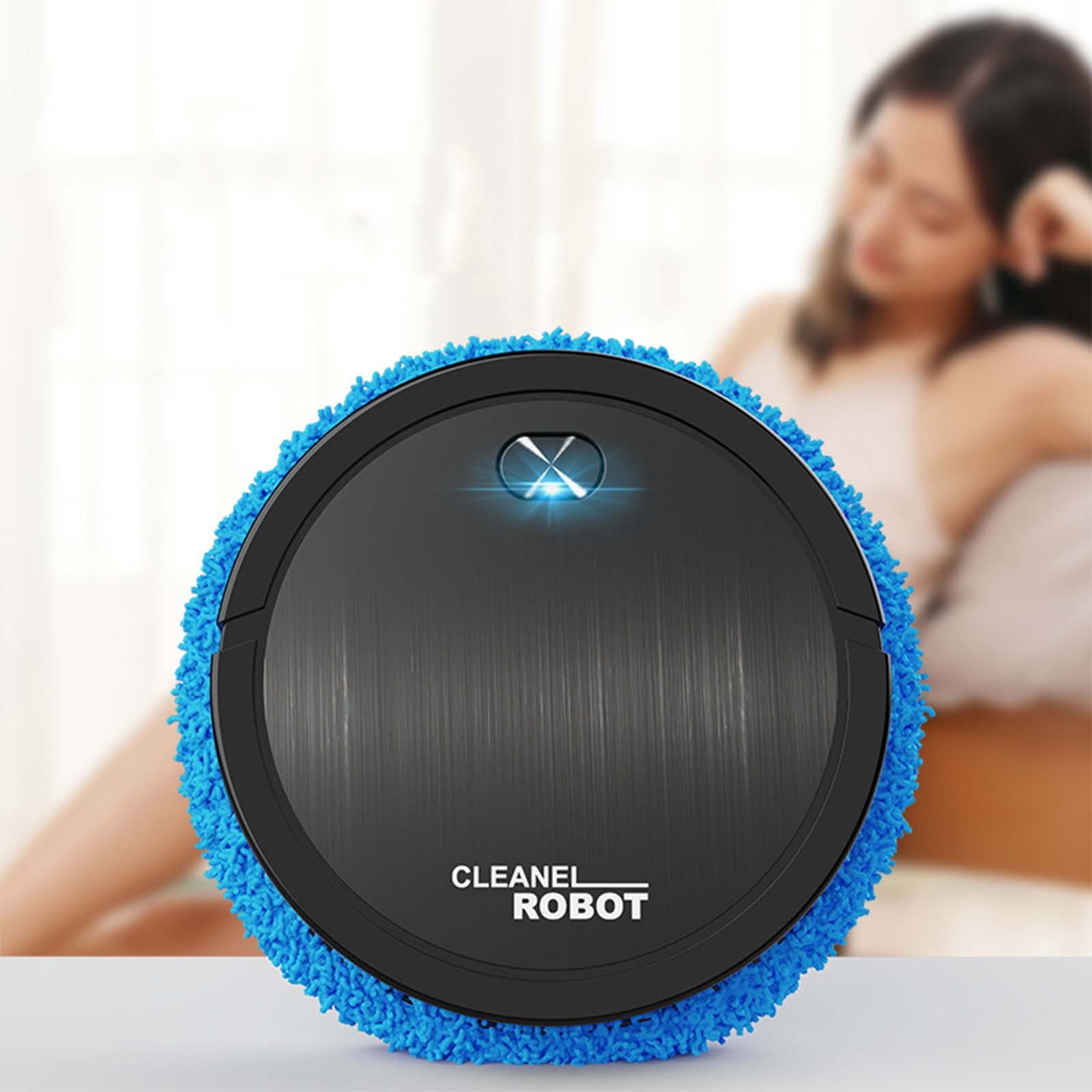 CURYMAY 2026 New Rumba Robots Vacuum,Powerful Robot Vacuum and Mop for Dry and Wet Cleaning,Slim Design Automatic Long-Lasting 1200Mah Battery Vacuum Robot for Effortless Home Maintenance,Black