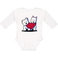 thumbnail image 3 of Inktastic Valentine Westie Duo Boys or Girls Long Sleeve Baby Bodysuit, 3 of 5