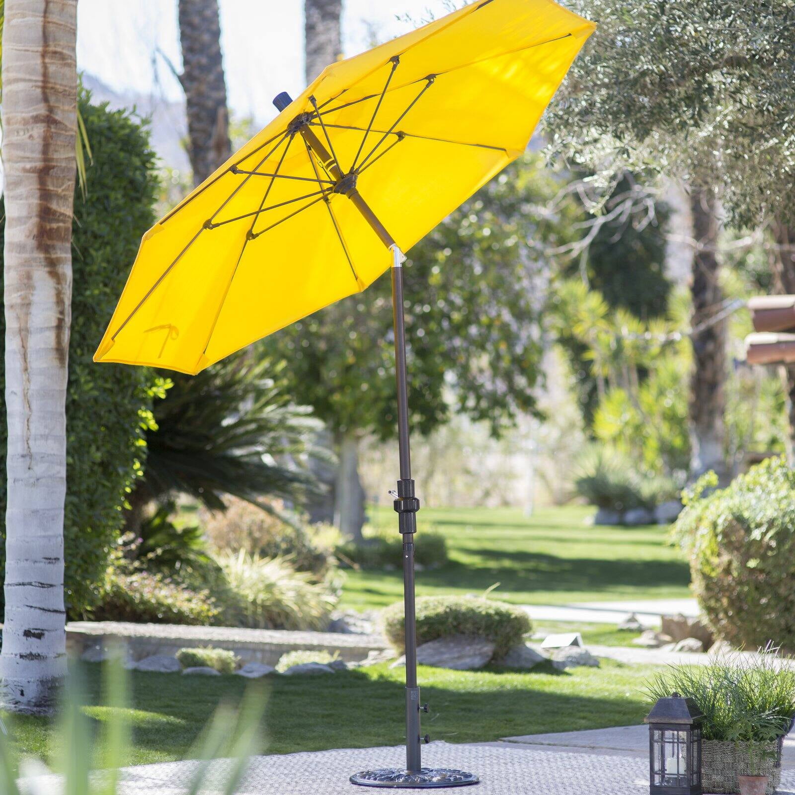 coral coast 11 ft patio umbrella with tilt Coral Coast 7.5 ft. Fiberglass Tilt Market Umbrella