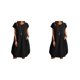 thumbnail image 4 of Vestido de poliéster Sonducket para mujer informal de verano con bolsillos Negro S, 4 of 6