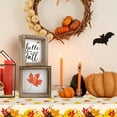 thumbnail image 5 of Thanksgiving Party Tablecloth Fall Theme Disposable Waterproof Oilproof Maple Leaf Pumpkin Design for Holiday Feast, 5 of 6