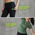 thumbnail image 4 of MOJOGO Workout Set for Women Summer Gym Outfit Hoodie Racerback Bra Top Shorts Leggings Yoga Clothes 5 PCS Exercise Athletic Outfits Set L, 4 of 10