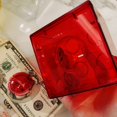 thumbnail image 6 of Visland Coin Bank Transparent Visible Easy to Use Kids Building Block Design Money Saving Box for Gifts, 6 of 7