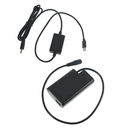 

Type-C to DMW DCC16 for DC Coupler Power Adapter Charger Dummy Battery for Panas