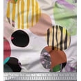 thumbnail image 1 of Soimoi Silk Fabric Texture & Colorful Dots Fabric Prints By Yard 42 Inch Wide, 1 of 3